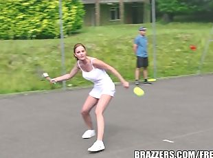 Abbie cat is a naughty tennis babe