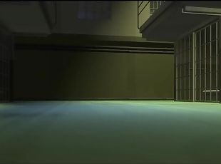 Kontor, Munniga naine, Anime, 3d, Vangla (Prison)
