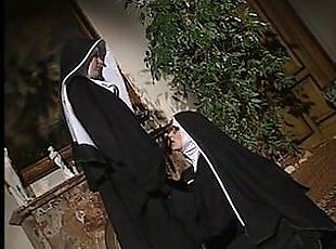 Lesbian nuns enjoy hot and sinful sex